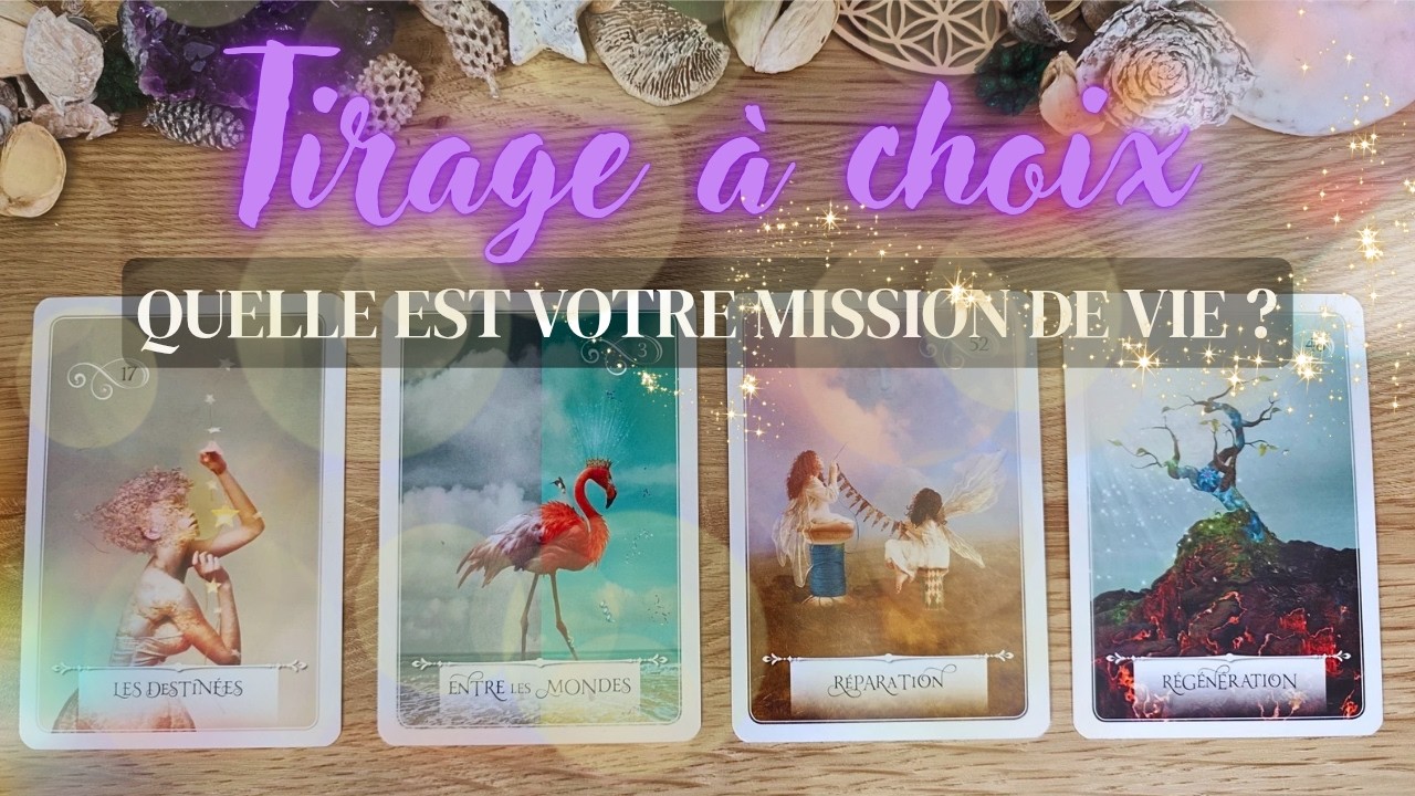 ✨️ Quelle est votre mission de vie ? ✨️🧭 Tirage 4 choix (Intemporels)