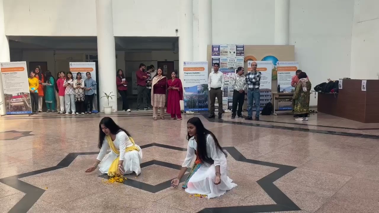 #Saraswati vandana❤️ #Dance #Dseu dwarka campus🤗