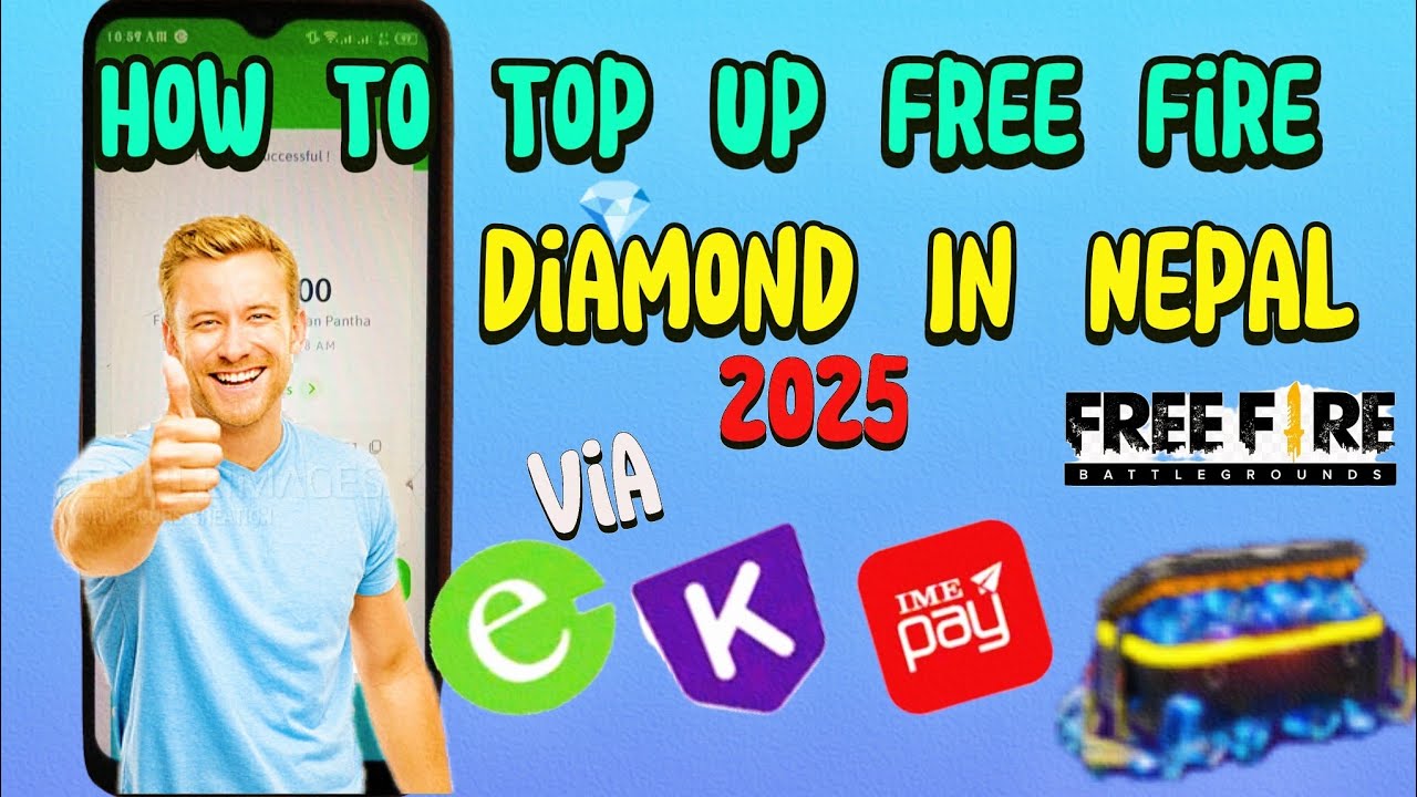 How To Top Up Free Fire Diamond In Nepal 🇳🇵 From Esewa, Ime pay, Khalti and Mobile Banking ll