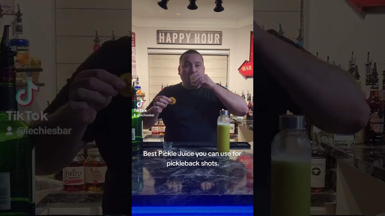 #alcohol #cocktail #bartender #drink #whiskey #pickle #pickles #Jameson #homebartender