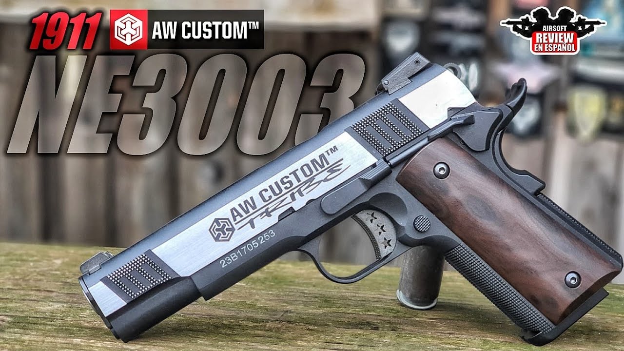 1911 GBB Armorer Works NE3003 ( Review & Test Shot ) | Airsoft Review en Español