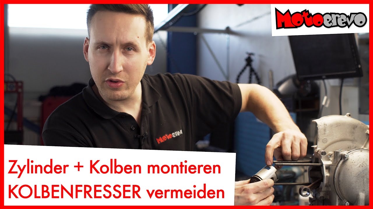 Zylinder & Kolben RICHTIG montieren - VESPA Motor RESTAURATION Part 14 | Motoerevo, Darmstadt