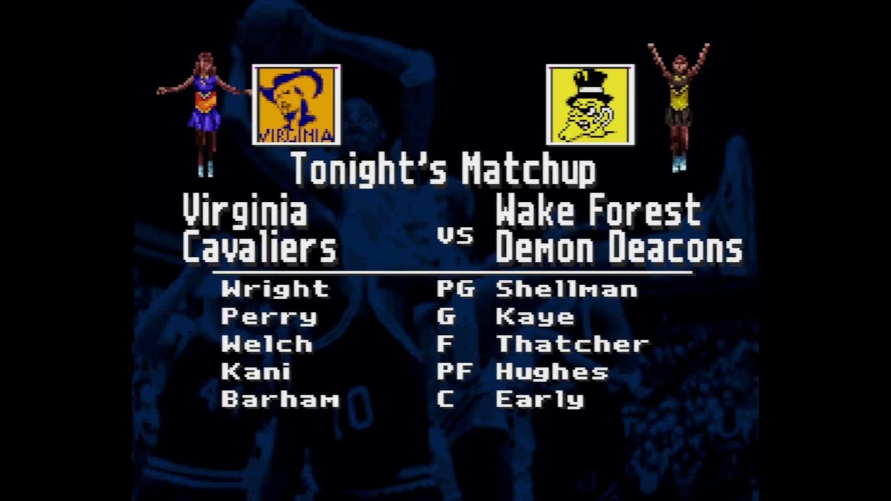 NCAA Basketball (Season Mode with the Wake Forest Demon Deacons)