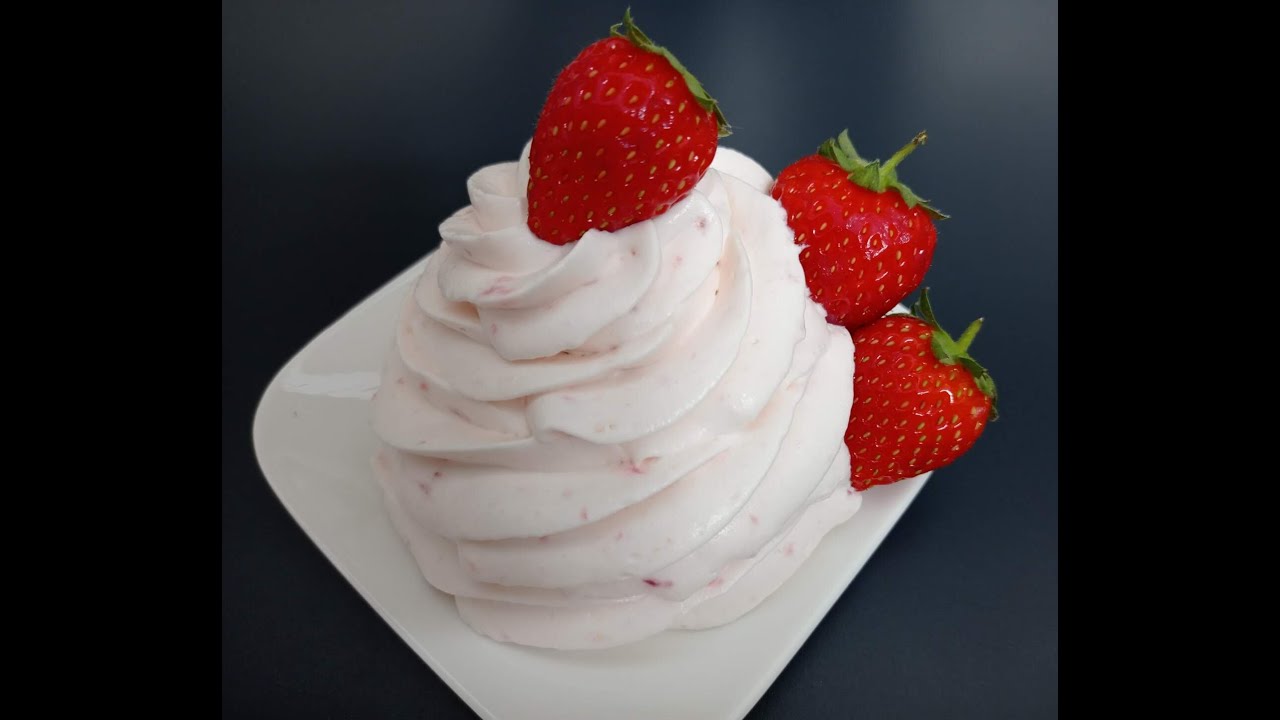 крем КЛУБНИЧНОЕ МОРОЖЕНОЕ для начинки тортов! Вкуснейший крем , очень простой в приготовлении!