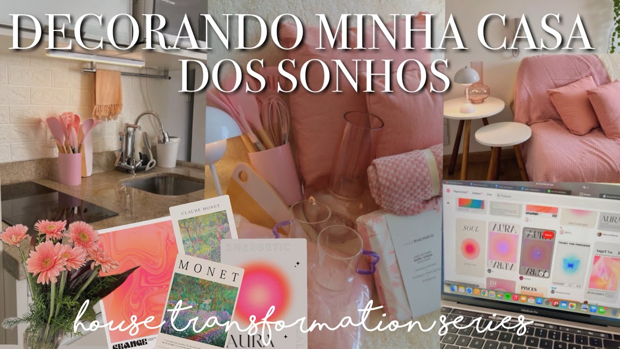 DECORANDO MEU APARTAMENTO DOS SONHOS 🎀 Comprinhas e vida morando soxinha aos 18