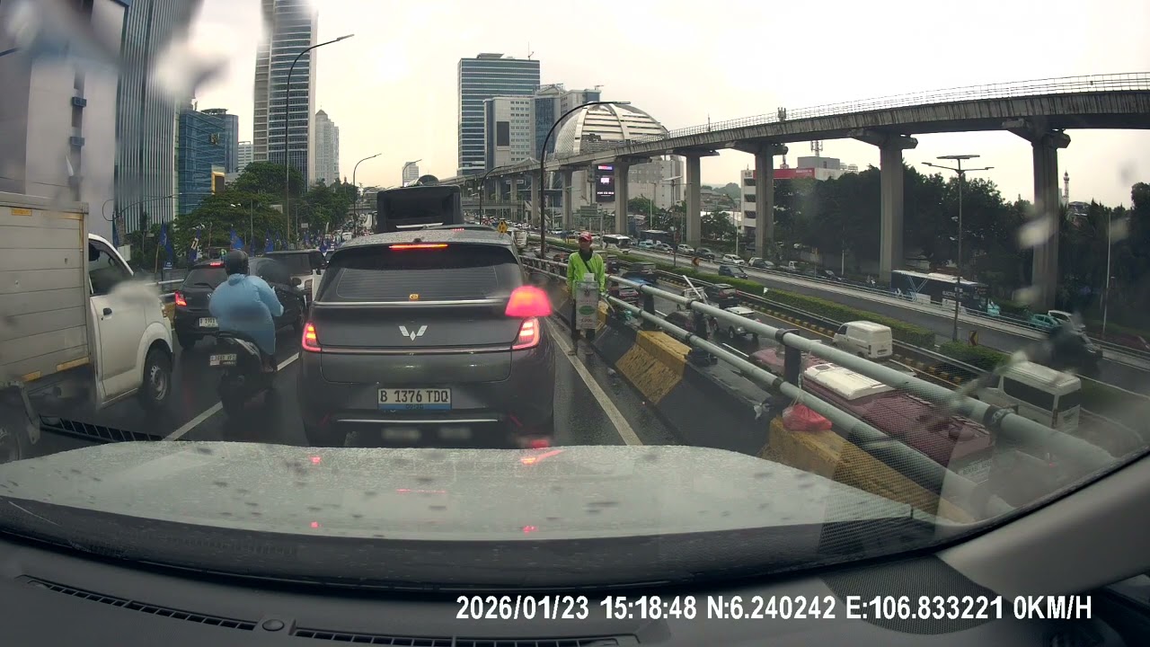 Tol kuningan #jakarta hujan#indonesiahujan 