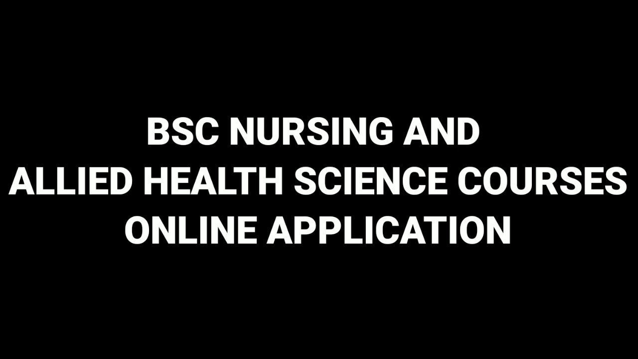 BSc nursing,BPT, ALLIED HEALTH SCIENCE COURSE ADMISSION II KEA UPDATES II