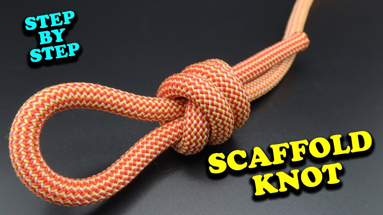 How To Tie A Scaffold Knot | Knot Tutorials For Climbing, Fishing, Boating and Camping.