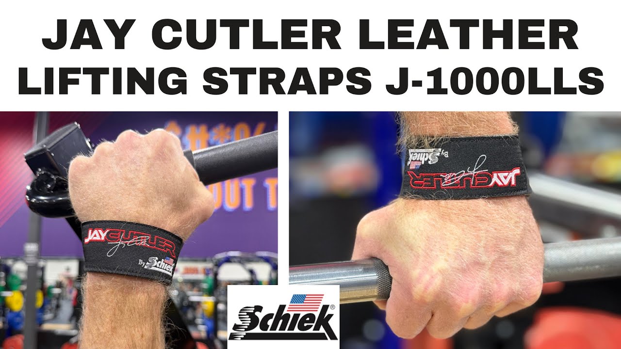 Jay Cutler Leather Lifting Straps - Schiek Model J-1000LLS