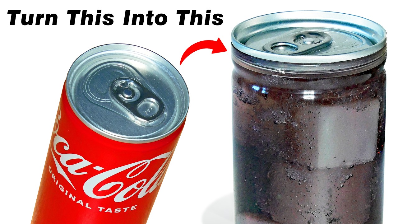 I Make Transparent Can of Coca-Cola