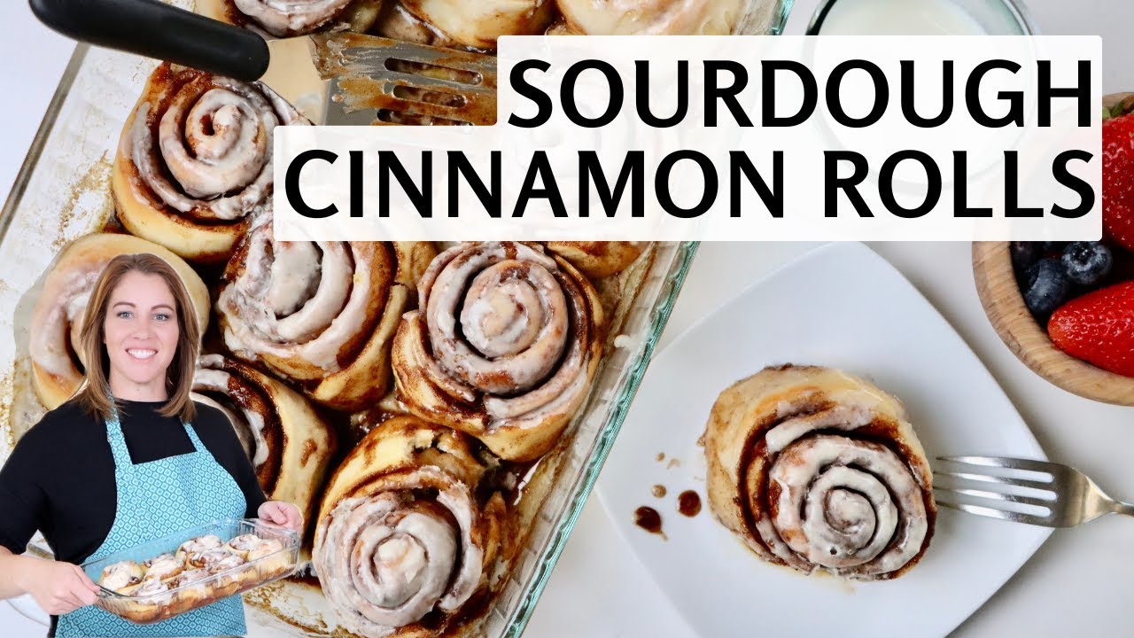 How to Make the BEST Sourdough Cinnamon Rolls | EASY, From Scratch & Made with Discard Starter!