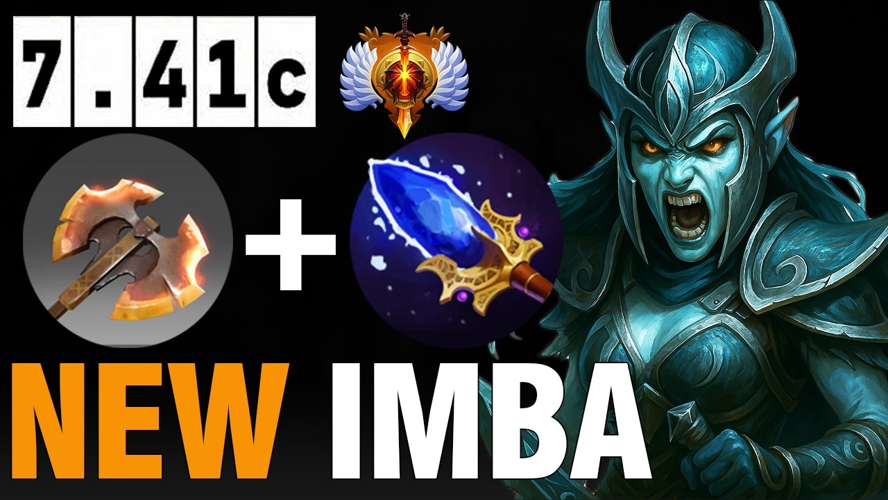 NEW Phantom Assassin Build in 7.41c &mdash; Battle Fury + Aghanim&rsquo;s Scepter PA Gameplay #dota2