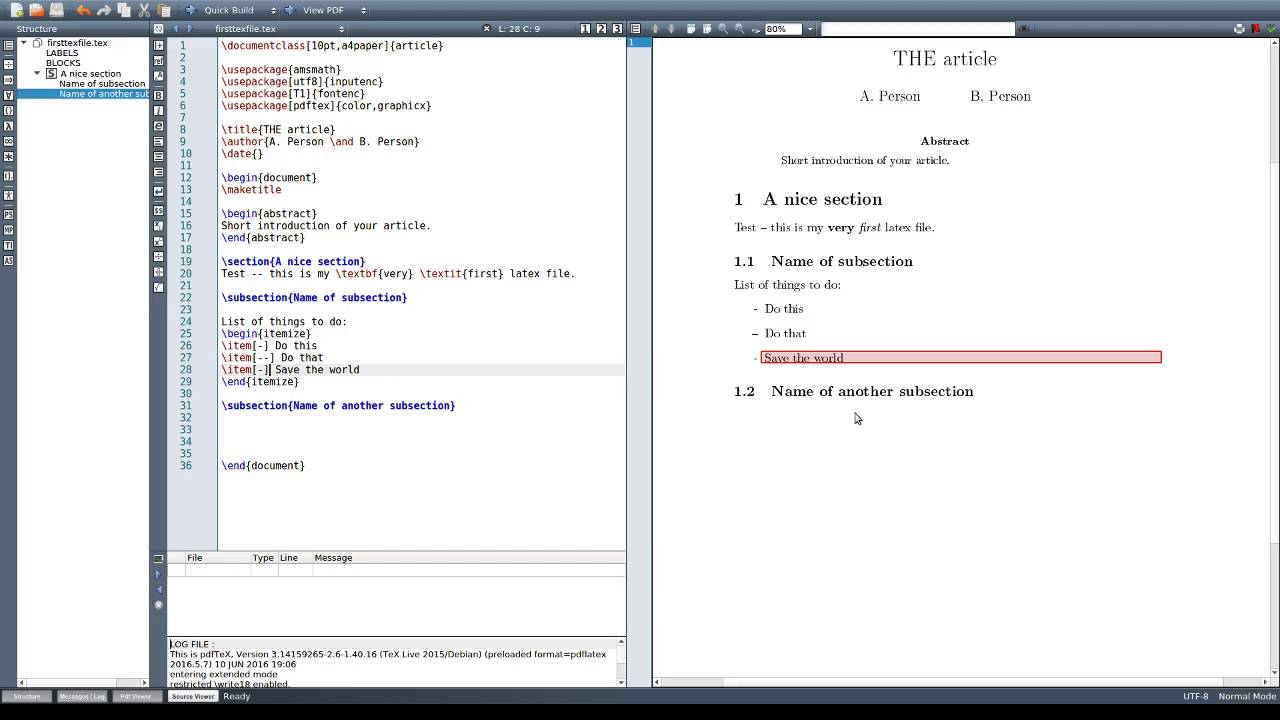 latex 05 lists of items