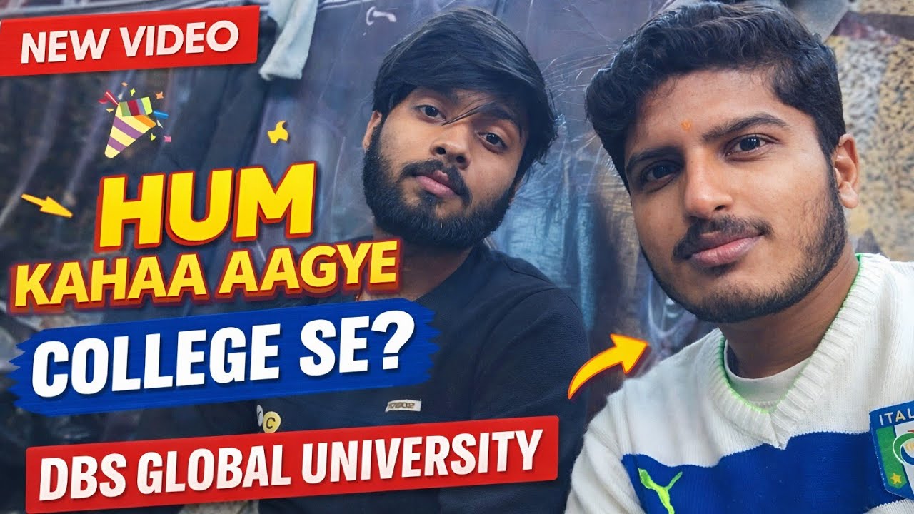 Hum Kaha Aagye College Se ? 🤫... | Kisi Ko Bina Bataye | DBS Global University | Dehradun #vlogging 
