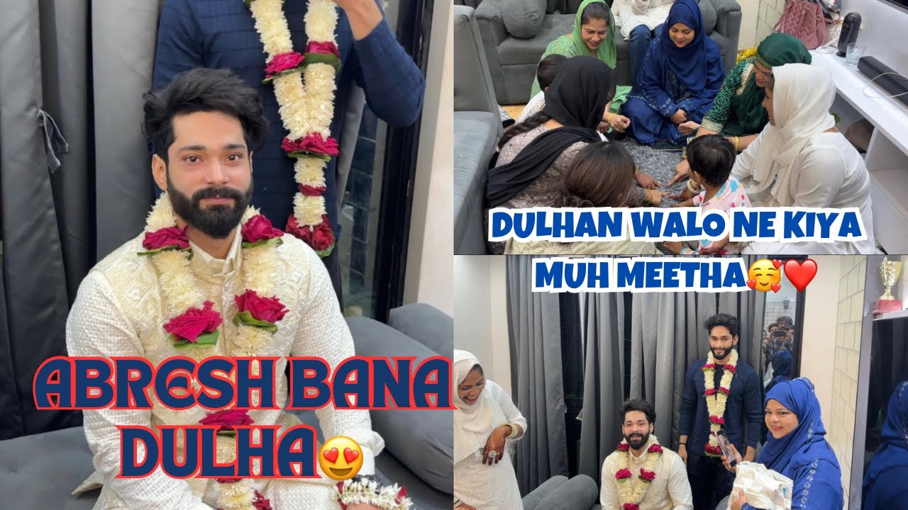 AYESHA BHABHI KE GHAR WALE AAYE❤️!|MUH MEETHE KI RASAM ABRESH KI| |BHAI KI SHADI| Haifa’s vlog