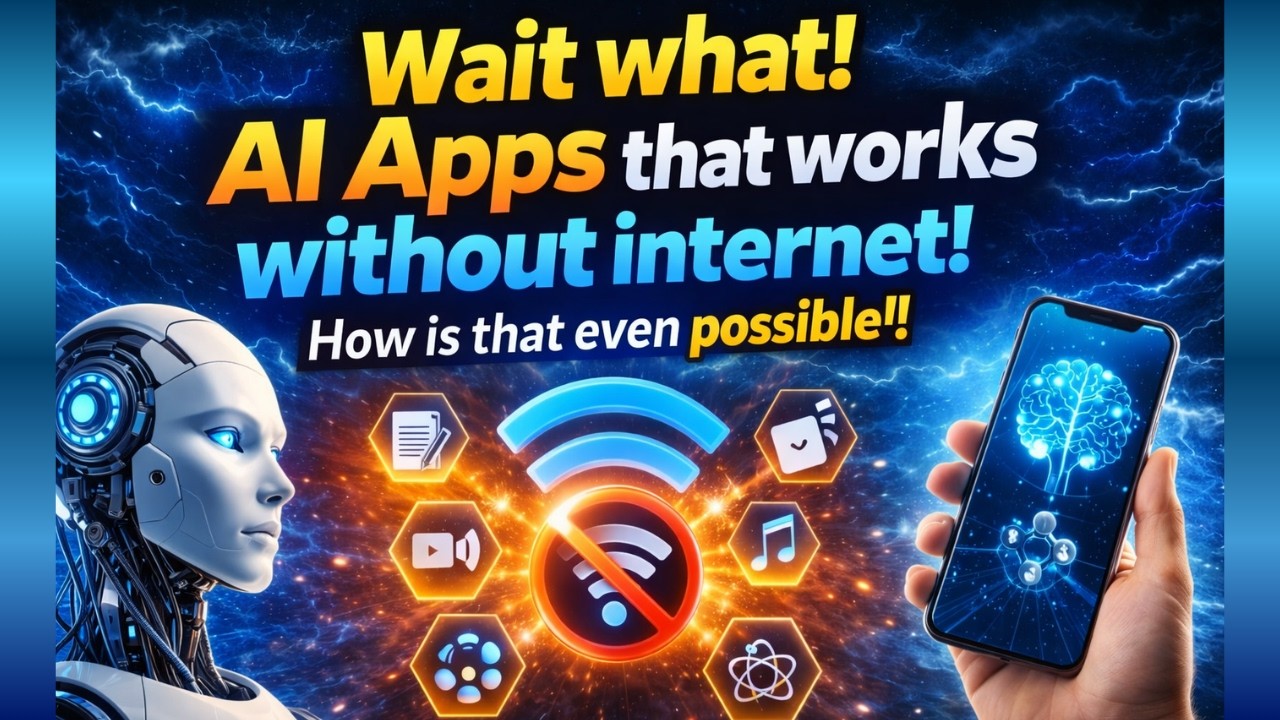 5 AI Apps That Work WITHOUT Internet in 2026 (No WiFi Needed)