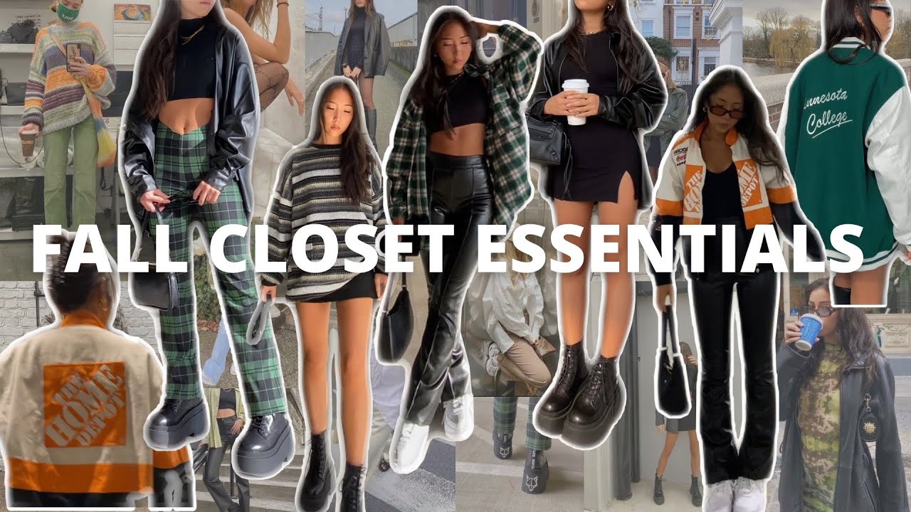 FALL CLOSET ESSENTIALS | my must have pieces & where i got them!