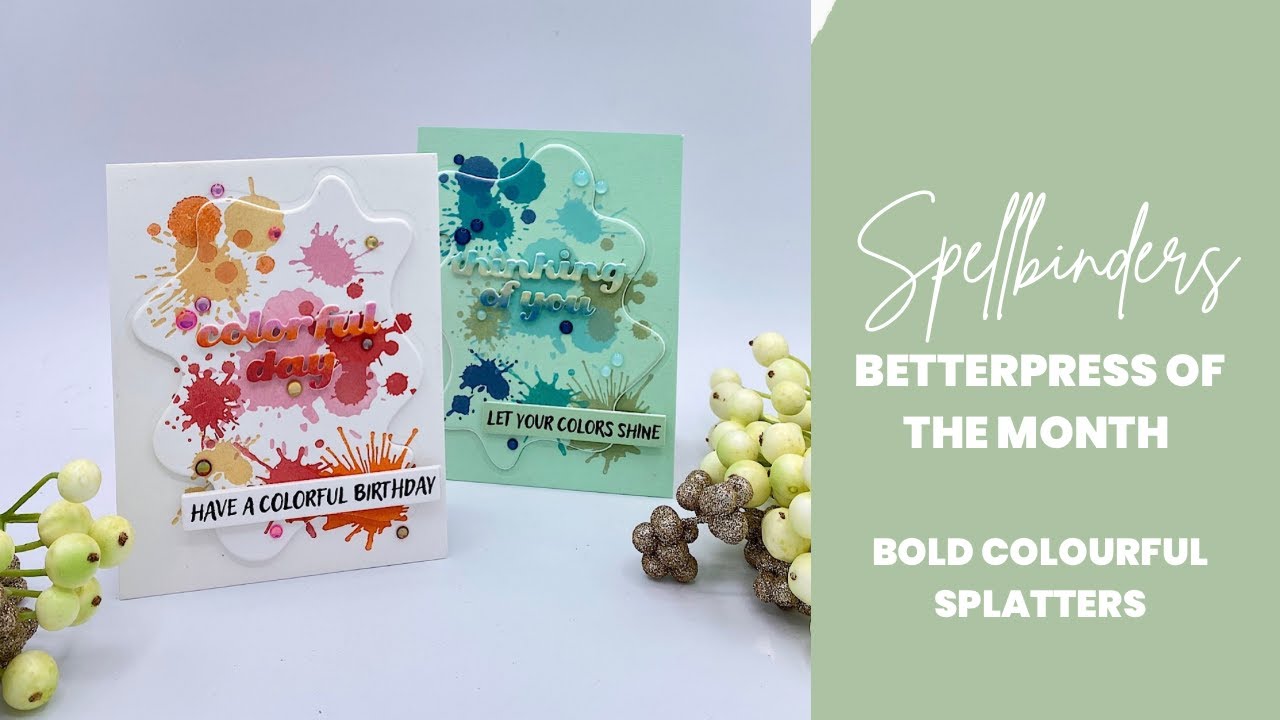 Spellbinder’s BetterPress Plate of the Month for August
