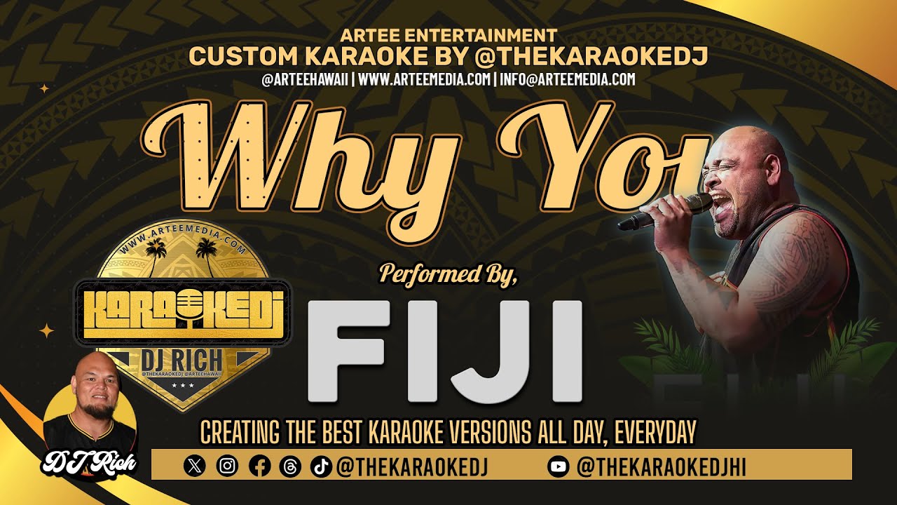Fiji - Why You (Karaoke by @thekaraokedjhi)