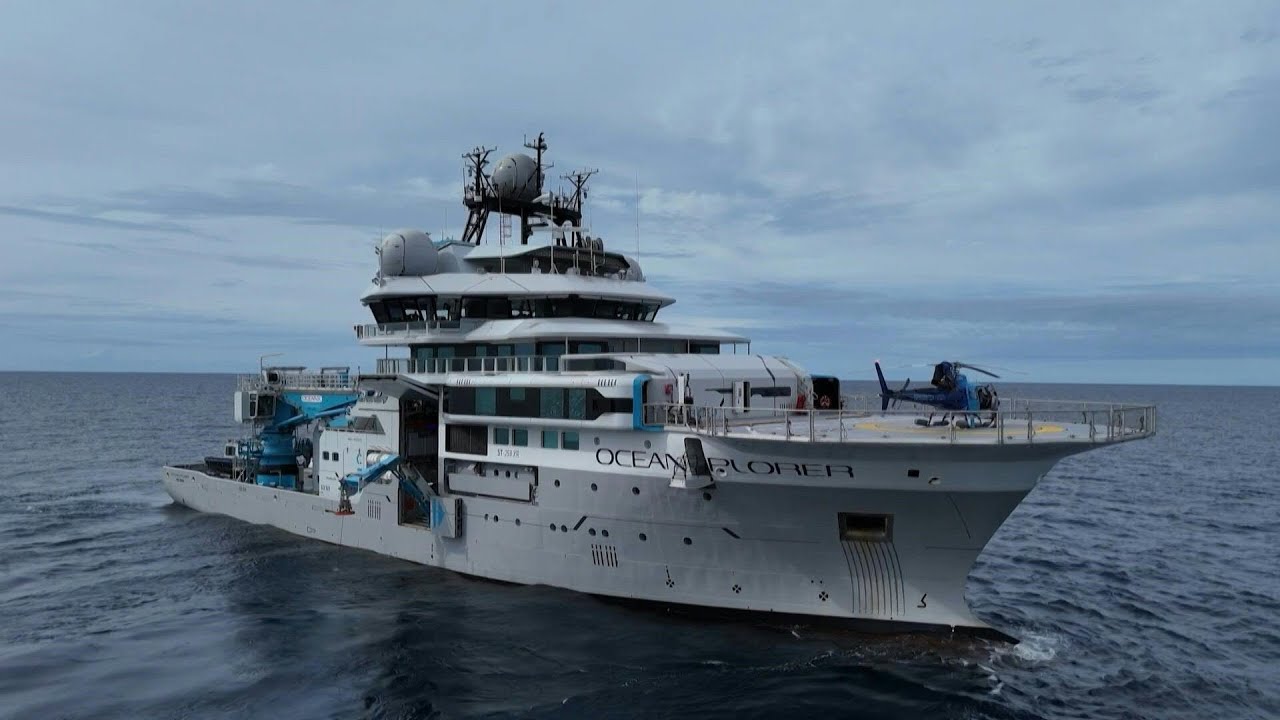 L'OceanXplorer, un navire de recherche tout équipé pour explorer les fonds marins | AFP