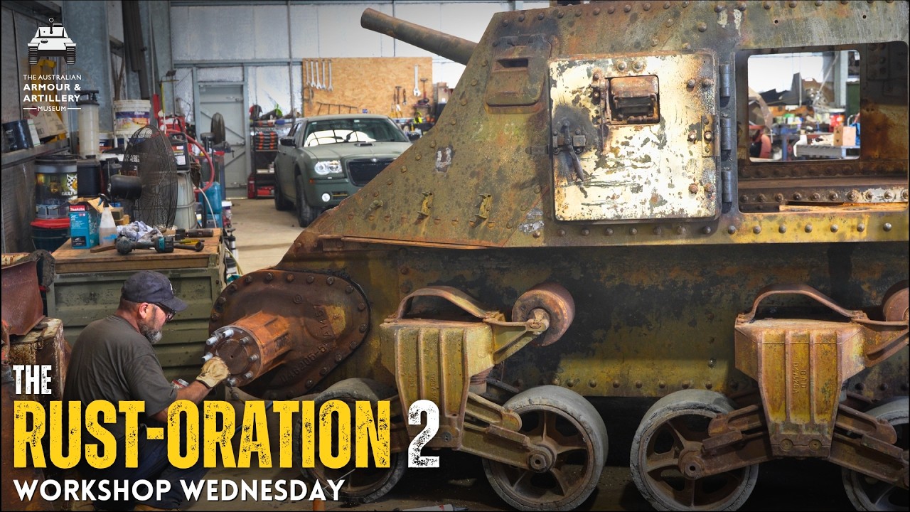 WORKSHOP WEDNESDAY: Greatest tank BARN FIND in Australia! PART VII