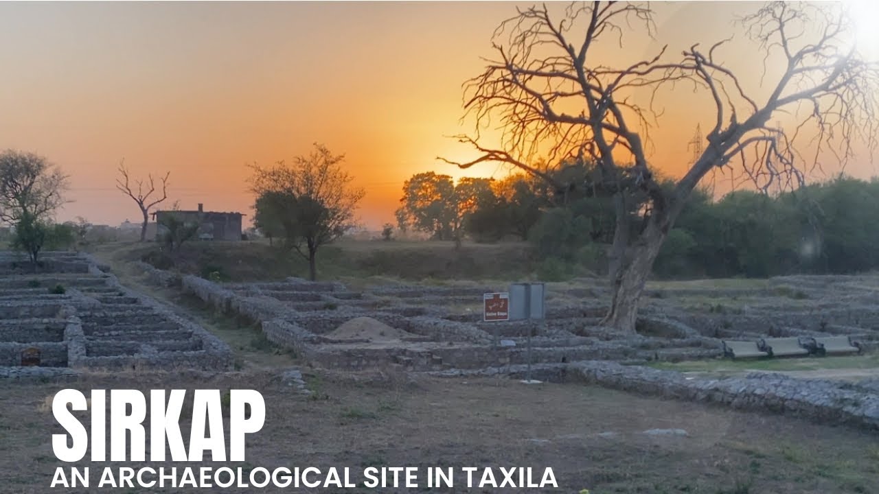 Sirkap, an archaeological site in city of Taxila, Punjab, Pakistan.