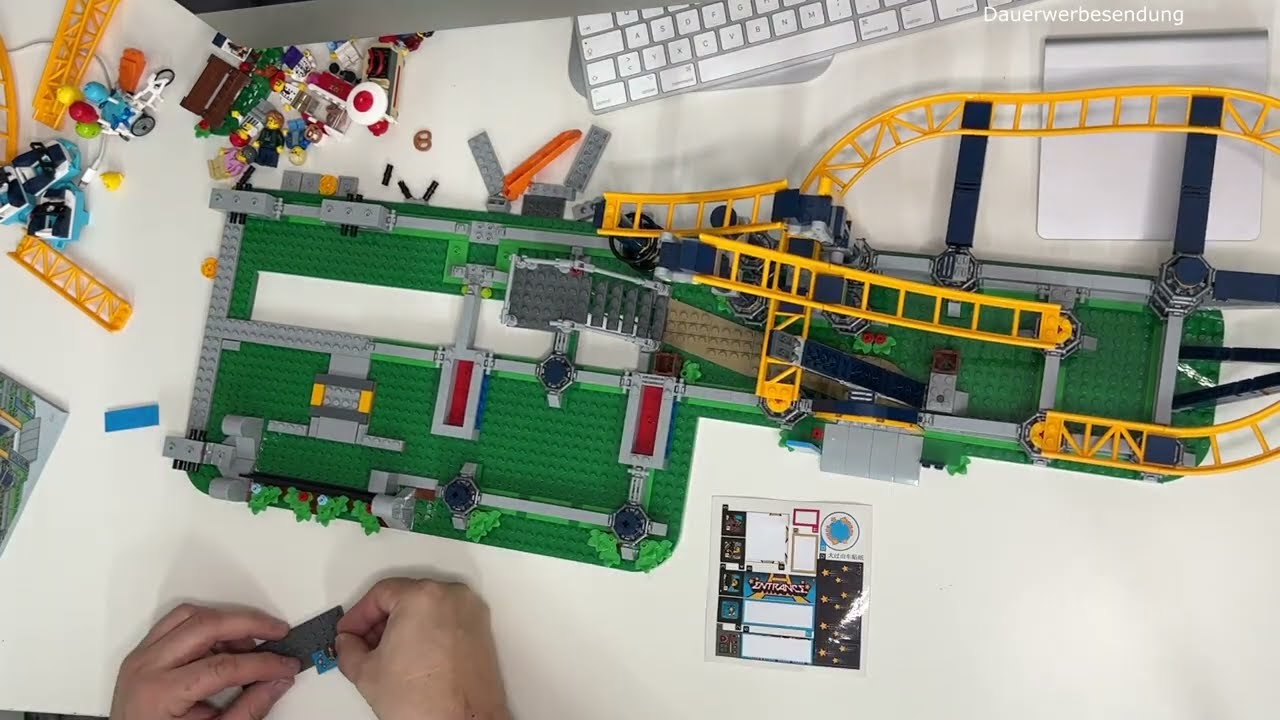 Ben's Lego ® / Klemmbausteine Welt ( World )Lego ® 10303 - Loop-Coaster - Aufbau -Teil 43