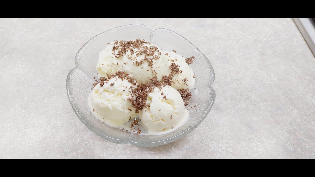 Вкусное ванильное мороженое. Пломбир за 5 минут.