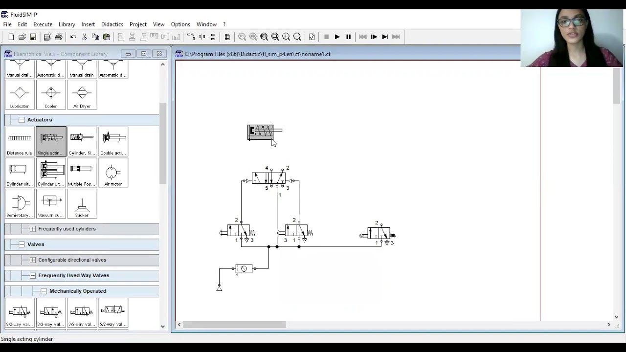 Generacion de vacio y secuencia semiautomatica A+/B+