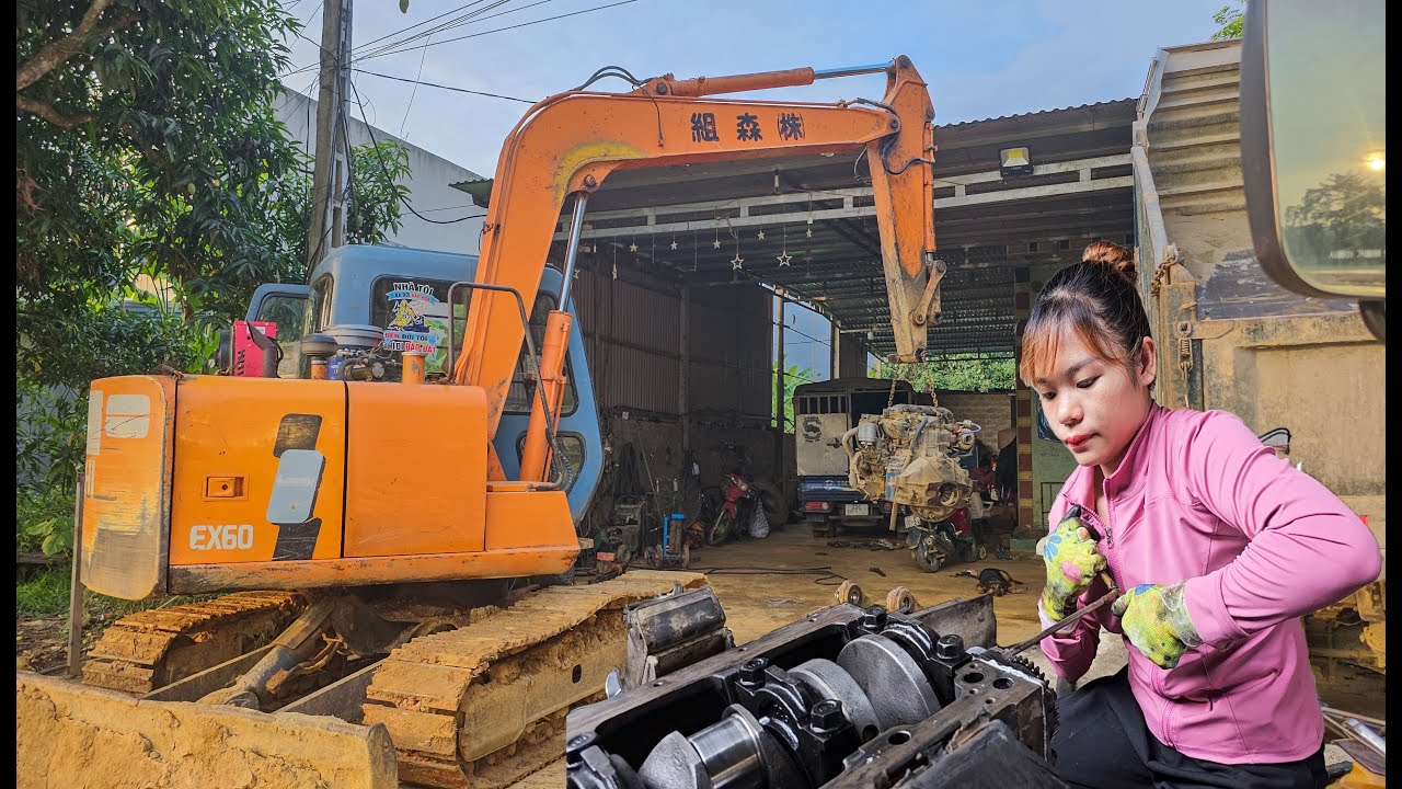 Truck Restoration and Repair Girl - Complete Truck Engine Assembly Part 3