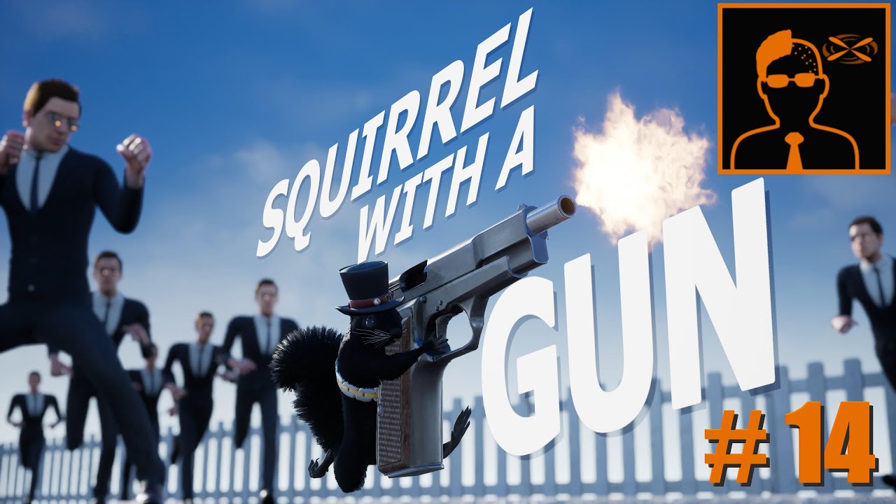 CLOSE SHAVE (Squirrel With A Gun #14)