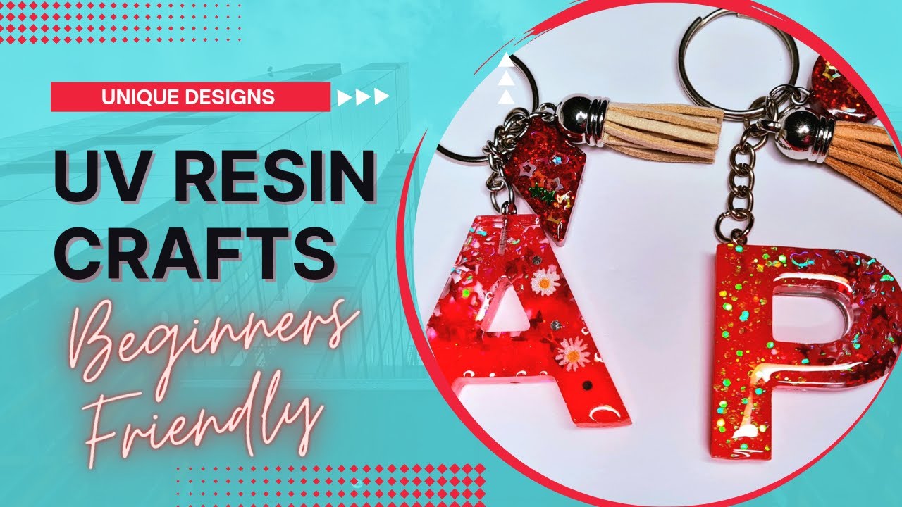 Creating Unique Keychains With UV Resin. See How It's Done!