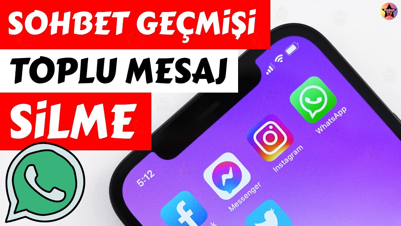 WhatsApp Sohbet Ge&ccedil;mişi Silme iPhone | WhatsApp Toplu Mesaj Silme iPhone