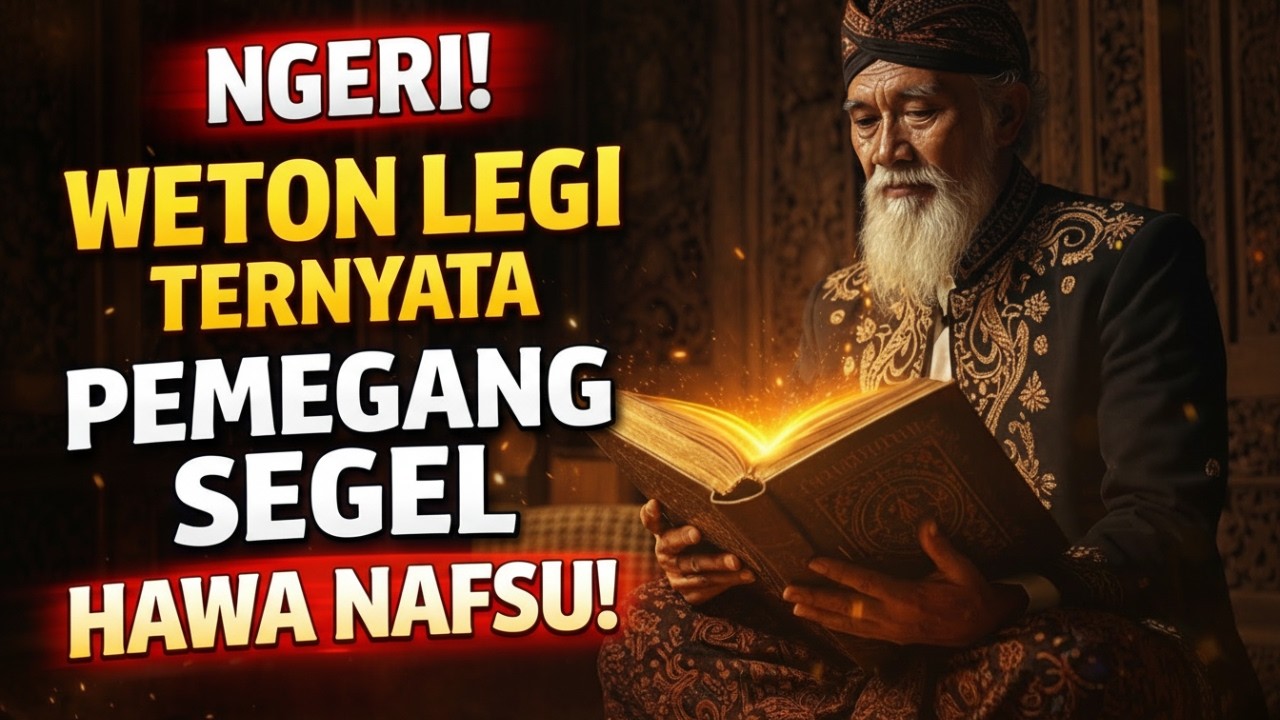 NGERI❗Benarkah WETON LEGI Pemegang Segel Cakra Hawa NAFSU❗Simak pembahasannya....