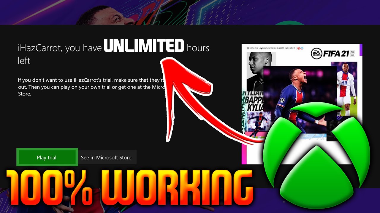 FIFA 21 UNLIMITED EA ACCESS GLITCH *100% WORKING* (XBOX) | UNLIMITED EA PLAY HOURS XBOX
