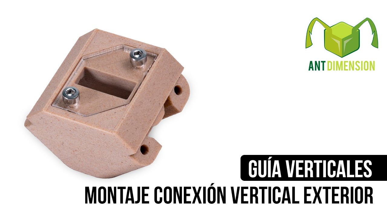 Montaje Conexi&oacute;n Vertical Exterior | Ant Dimension
