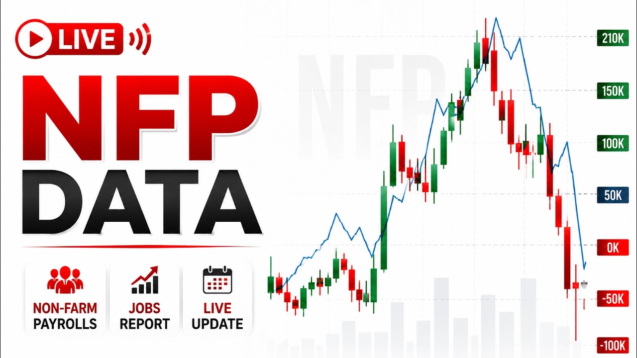 LIVE NFP Data & Gold Reaction | XAUUSD Live Analysis | XAGUSD Support | Trend Update