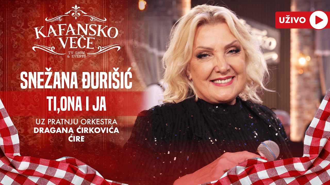 SNEZANA DJURISIC - TI ONA I JA | UZIVO | 2024 (ORK. DRAGANA CIRKOVIC CIRE) | KAFANSKO VECE