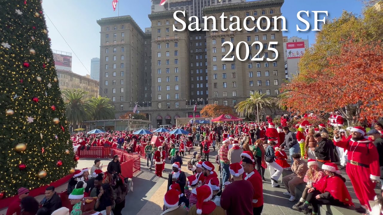 SantaCon в Сан-Франциско 2025