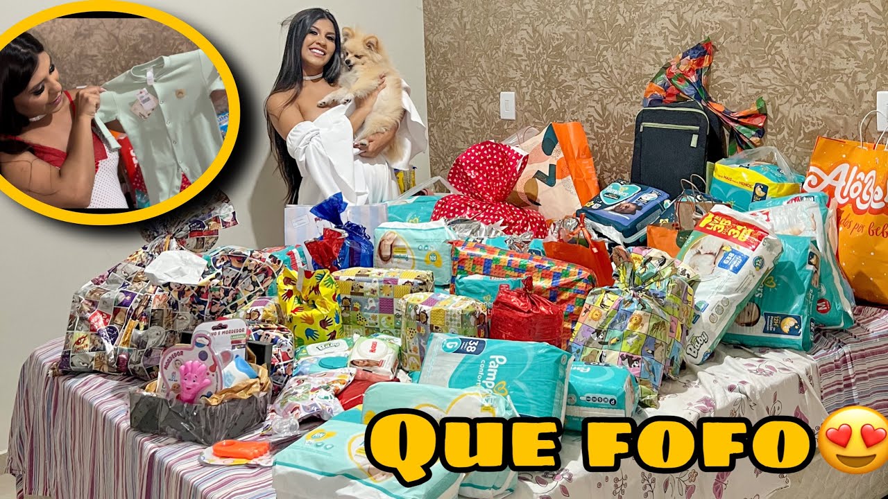 ABRINDO OS PRESENTES DO CHÁ REVELAÇÃO??!!