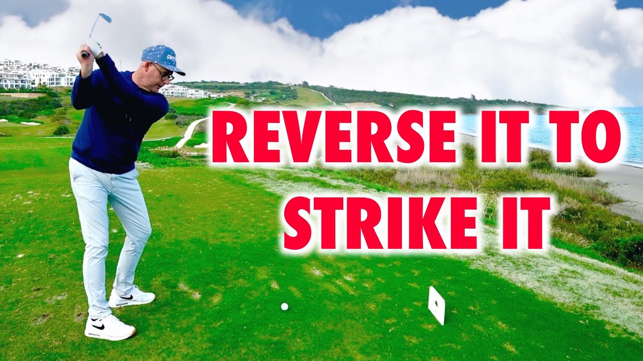 Reverse Golf Grip For Perfect Strikes - Golf Swing Drill