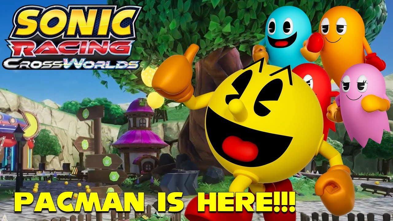 DLC PAC MAN для Sonic Racing Crossworlds — просто потрясающее!