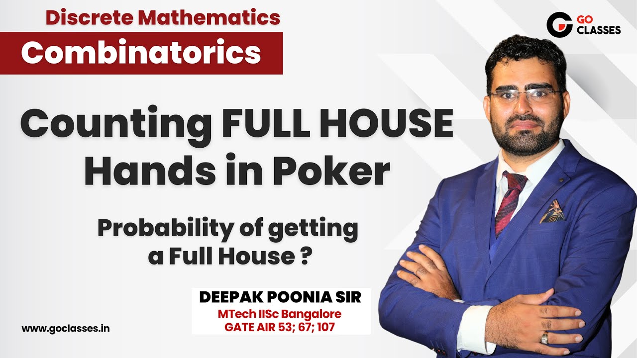 Counting FULL HOUSE Hands in Poker | Combinatorics