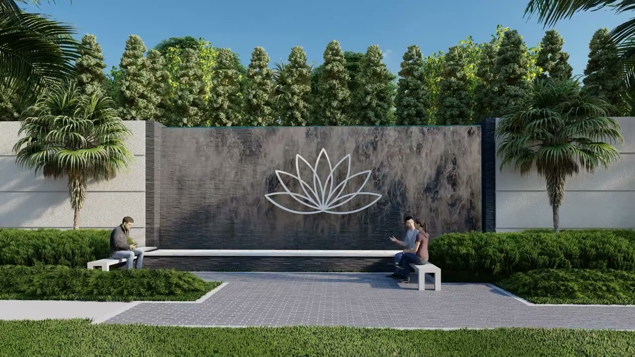 The Community Entrance at Lotus Palm in Boca Raton, Florida | Animation | GL Homes