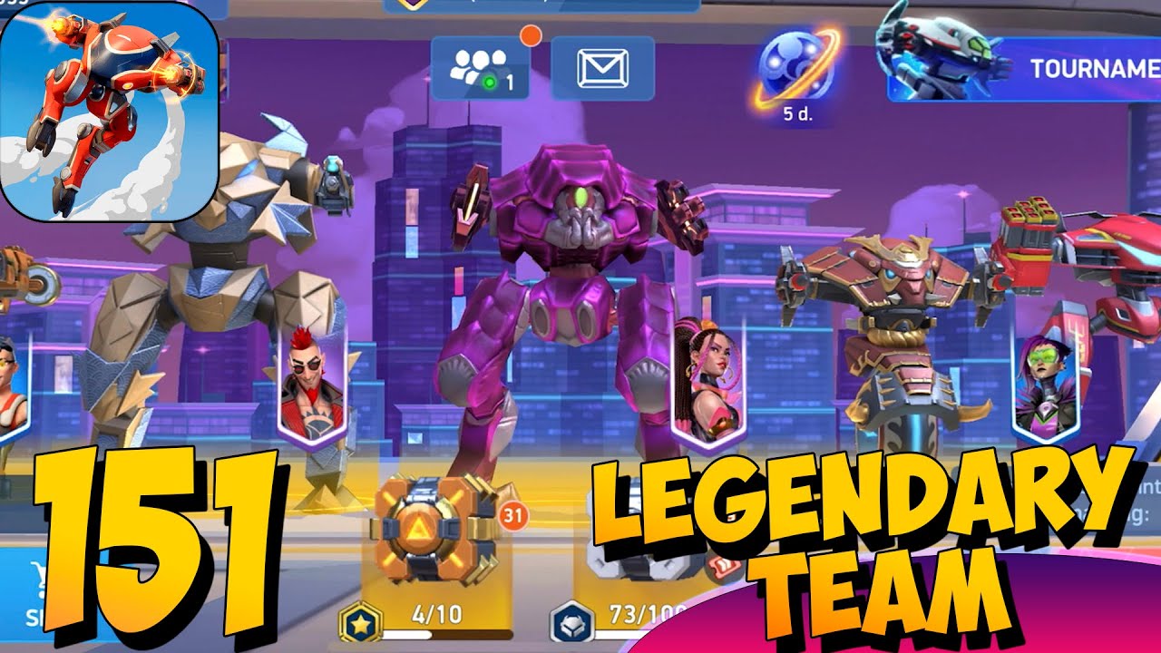 Mech Arena - Gameplay Walkthrough Part 151 - Legendary Team🔥OMG!(iOS,Android)