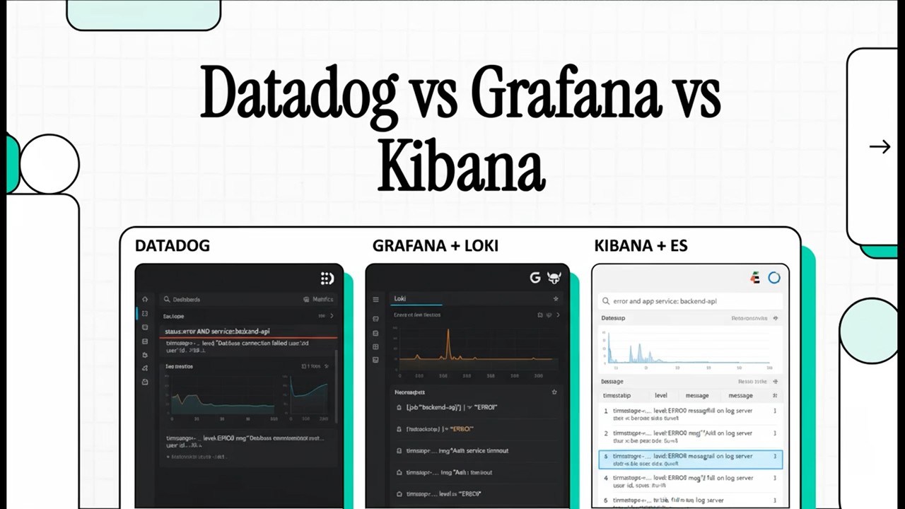 Datadog vs Grafana vs Kibana: Choosing Your Monitoring Tool