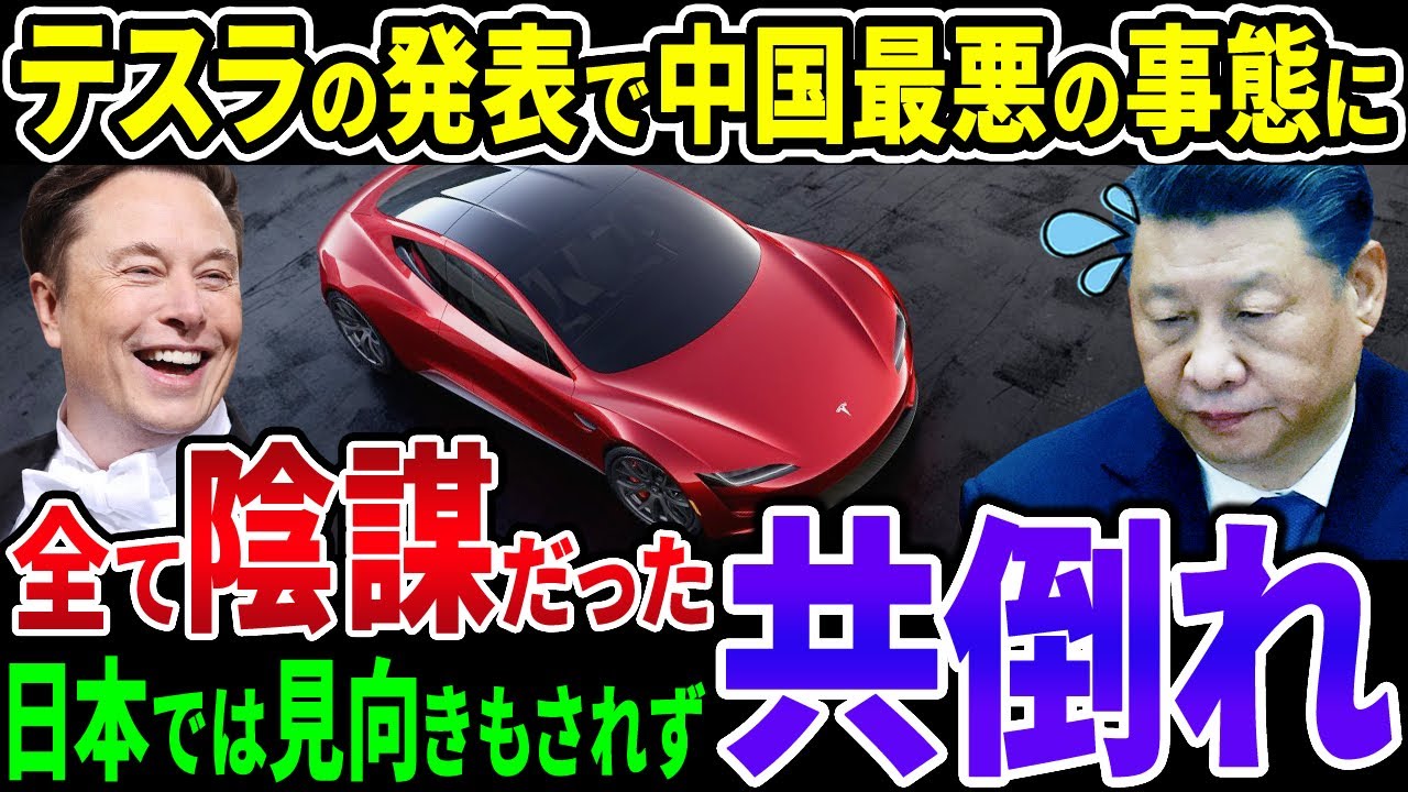 テスラのヤバすぎる発表に中国大パニック！さらにそのまま共倒れで終焉へ…【その他１本】