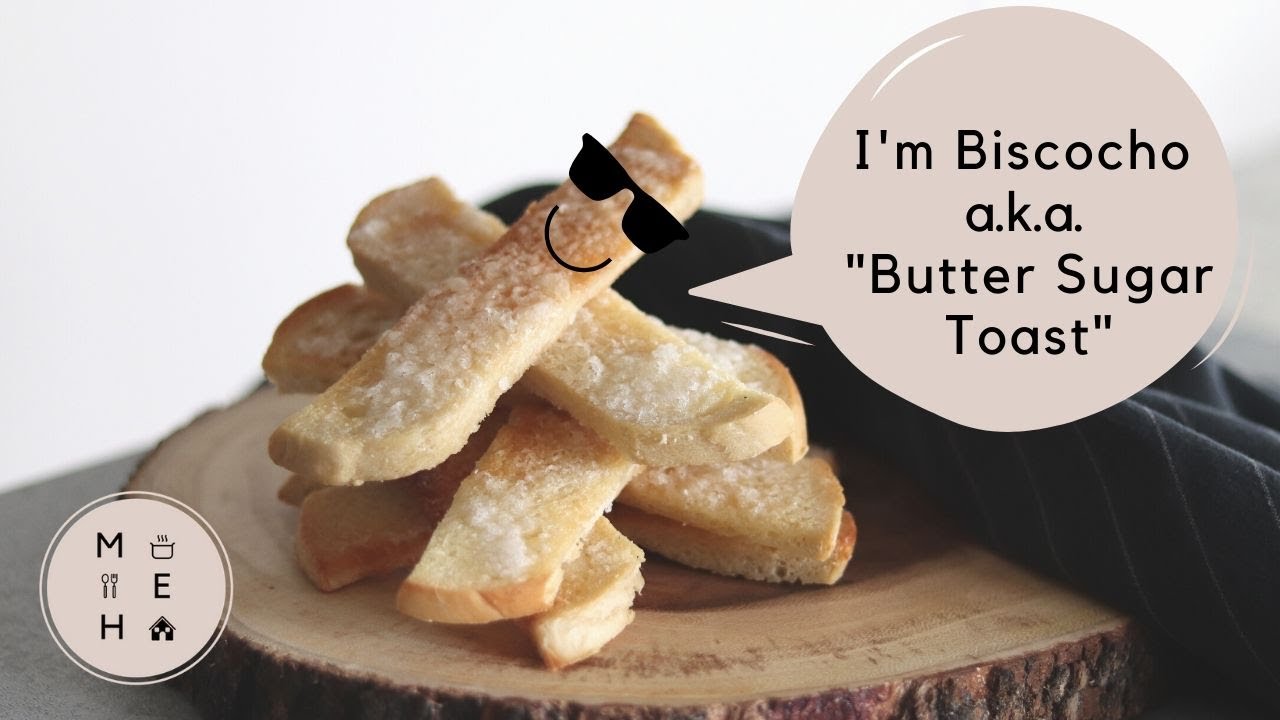 Biscocho - How To (Buttered Biscotti Filipino Style) | No Talking Cooking Video | Make Eat Home