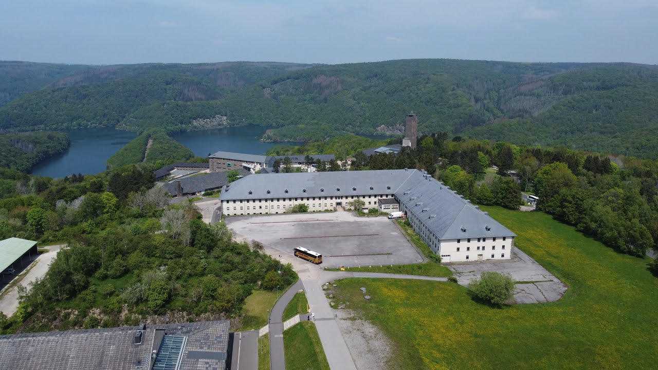 Vogelsang Ip Ordensburg Arial view drone footage