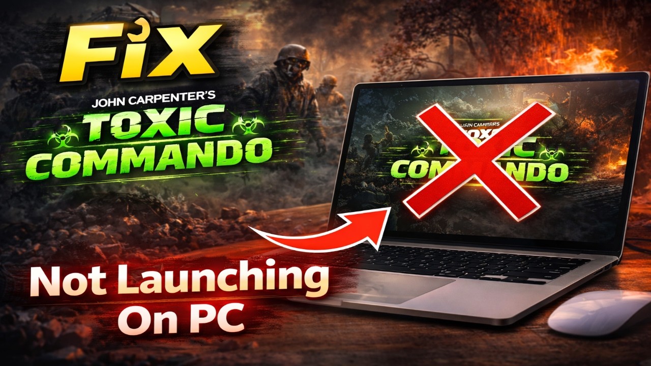 Fix John Carpenter's Toxic Commando Not Launching | Won’t Launch On PC